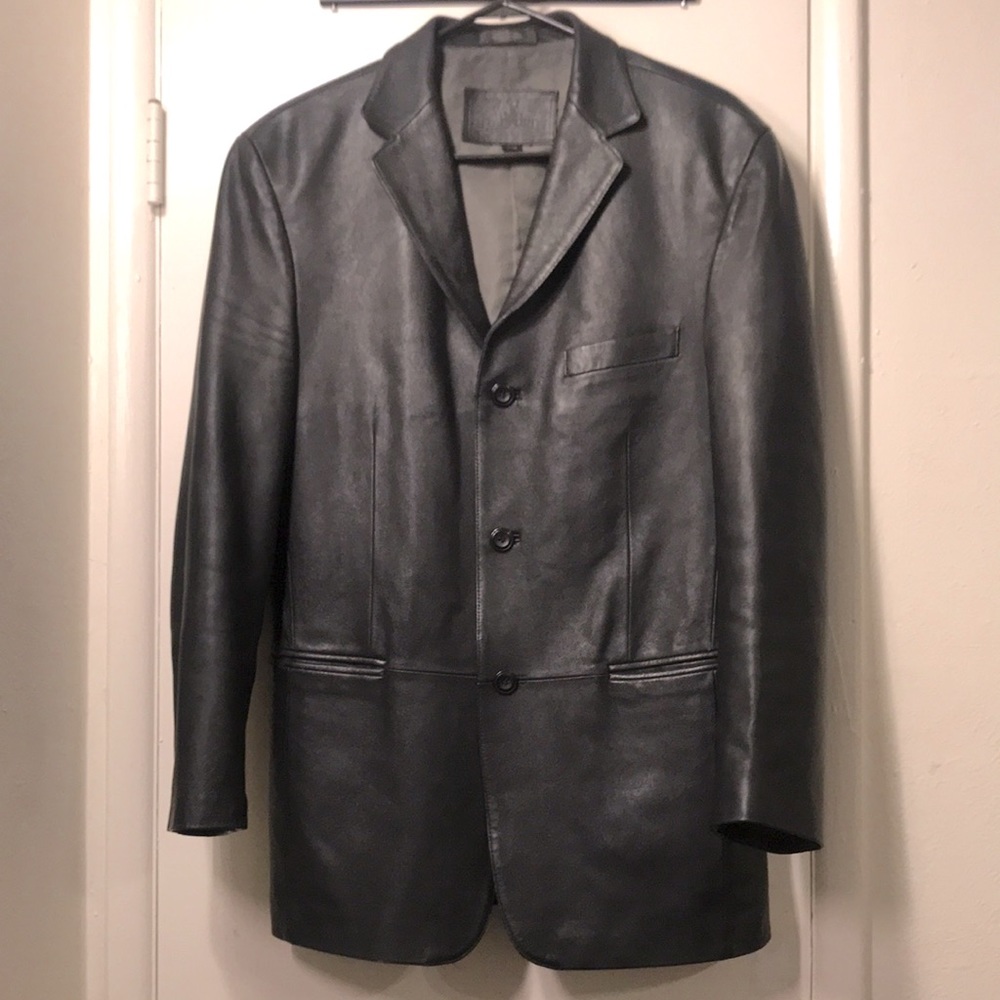 Stafford Black Leather Jacket